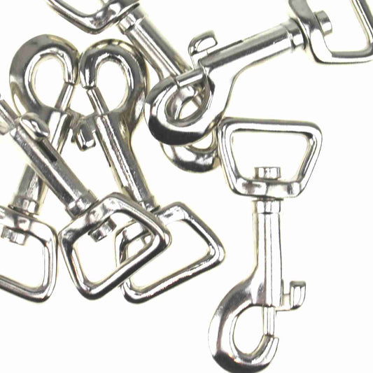 Bolt carabiner 3/4" with swivel for 20 mm straps