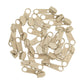 ZIPP AND SLIDE - 25 slider, beige- nickel free - suitable for our 3 mm endless zipper ZN30