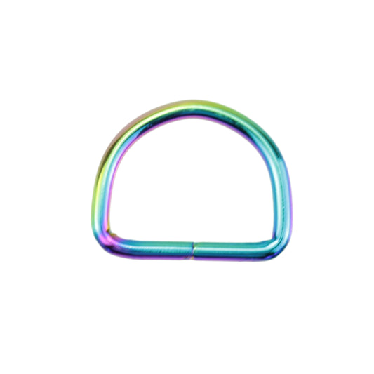 Rainbow Half Round Rings 25mm 314248 D Rings